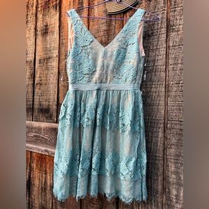 Francesca Fit& Flare Lace Dress